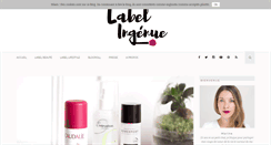 Desktop Screenshot of labelingenue.fr